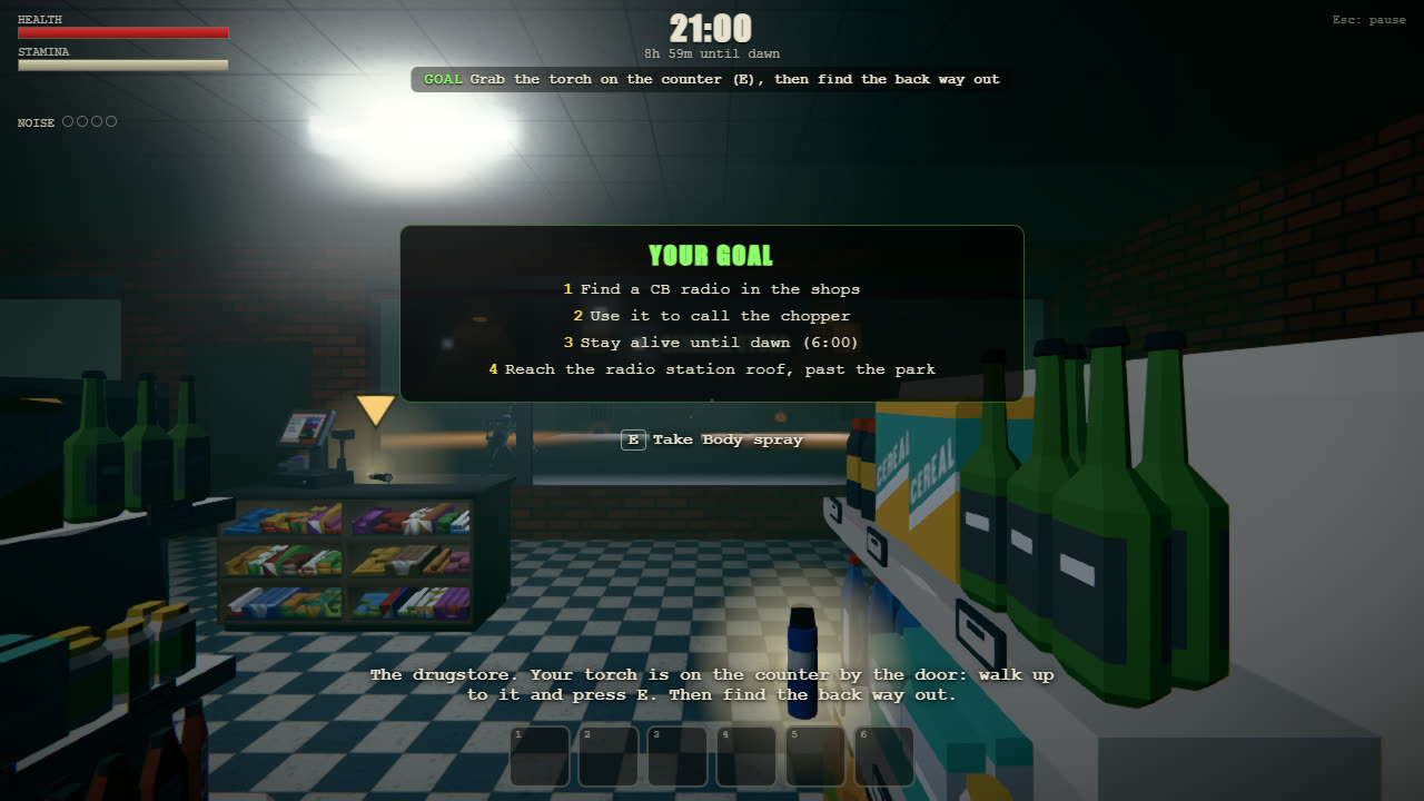 The night begins: find a CB radio, call the chopper, survive until dawn